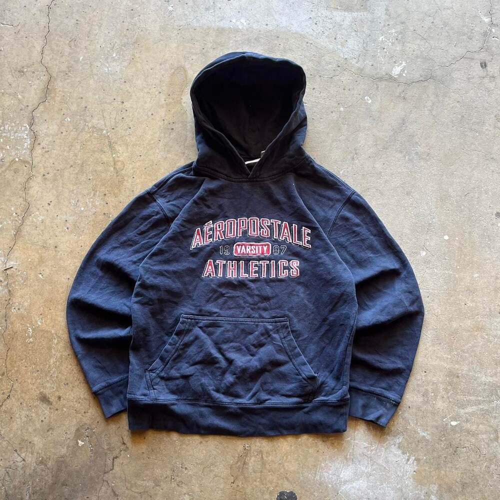 Aeropostale Athletics Varsity 87 Graphic Hoodie